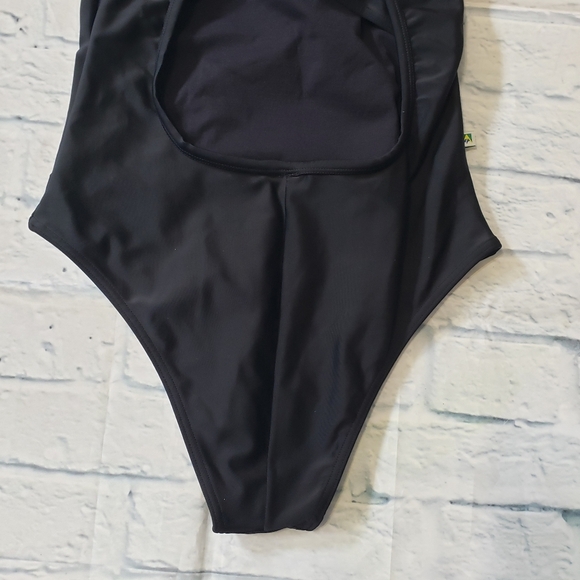 Loly Prada Black Halter One-Piece Swimsuit with Grommet Details - Picture 6 of 9